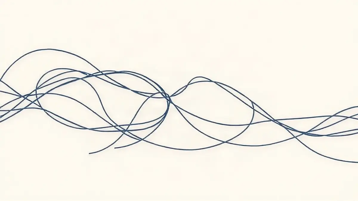 Abstract illustration representing can't sleep because of stress what helps