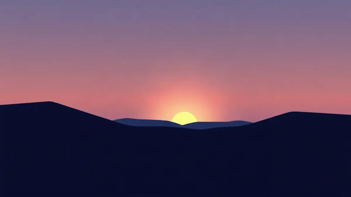 Abstract illustration representing morning light and your body clock