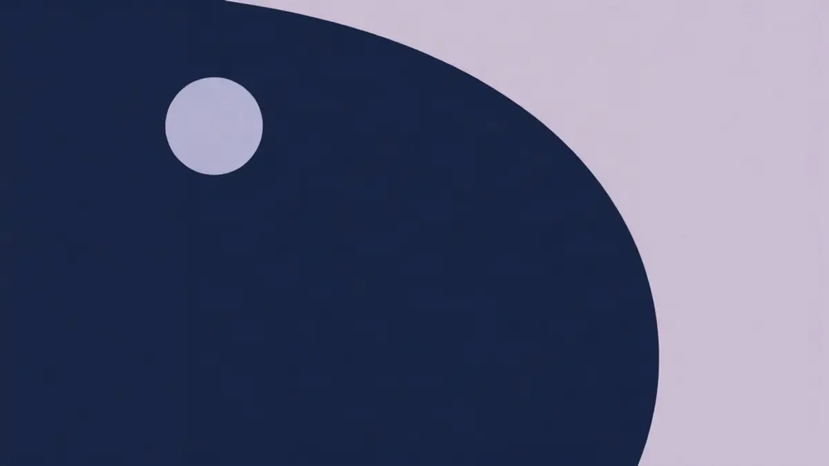 Abstract illustration representing sleeping positions when your back hurts