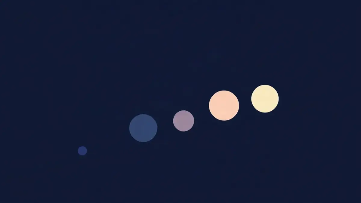 Abstract illustration representing things to do before bed for better sleep